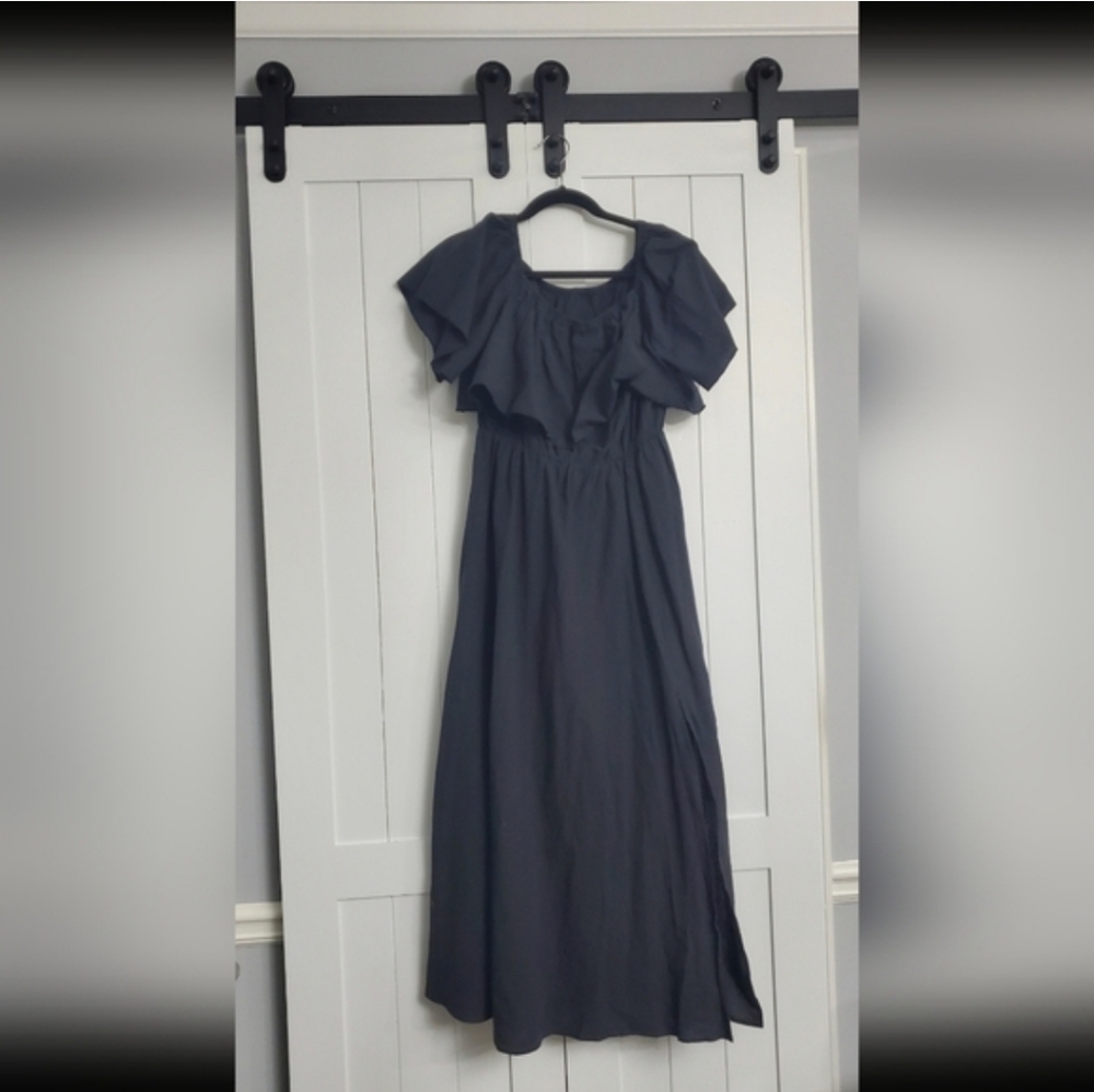 CUPSHE Ruffle Maxi Summer Off The Shoulder Dress. NEW!